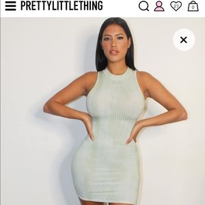 PrettyLittleThing Tie Dye Bodycon Dress